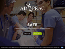 Tablet Screenshot of adprac.com